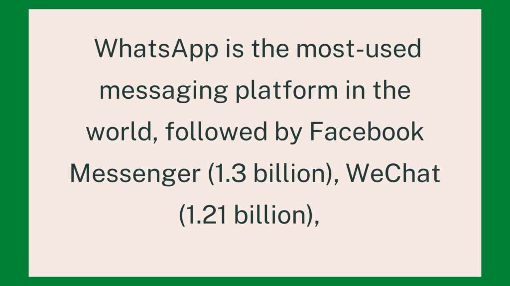 WhatsApp Statistics and Facts for 2021 3 The Digital Chapters